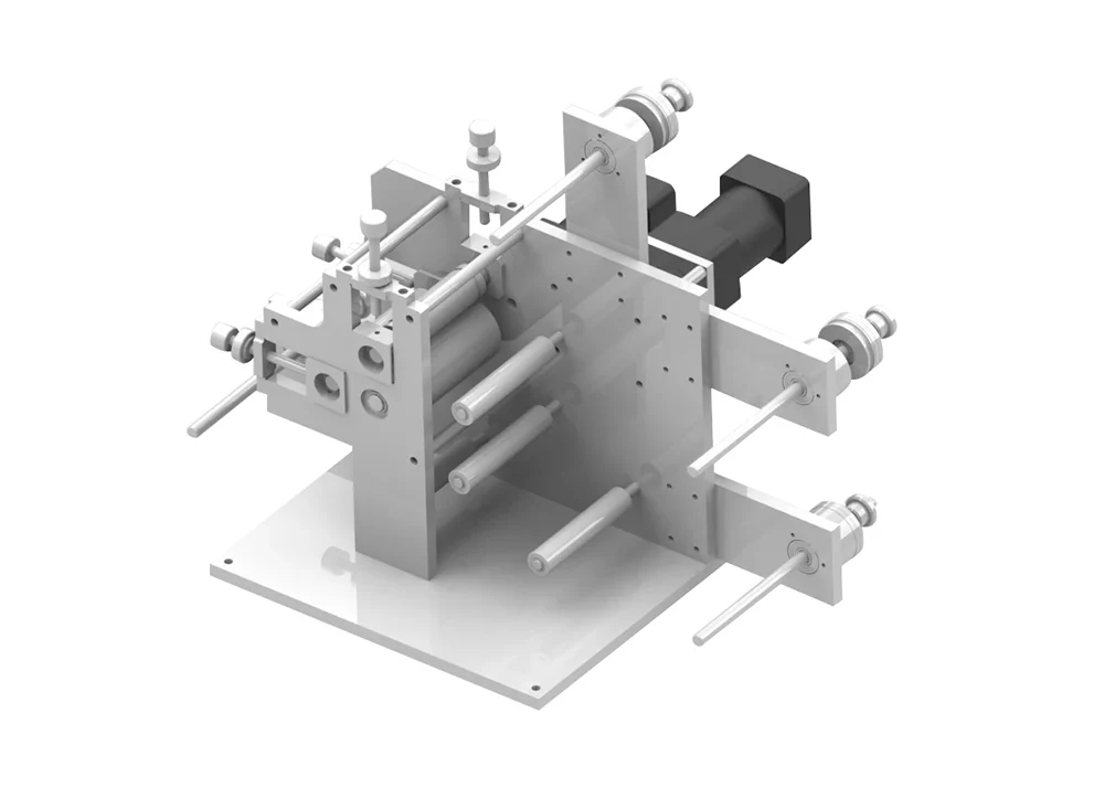 Miniatur-Klebe-Stanzmaschine