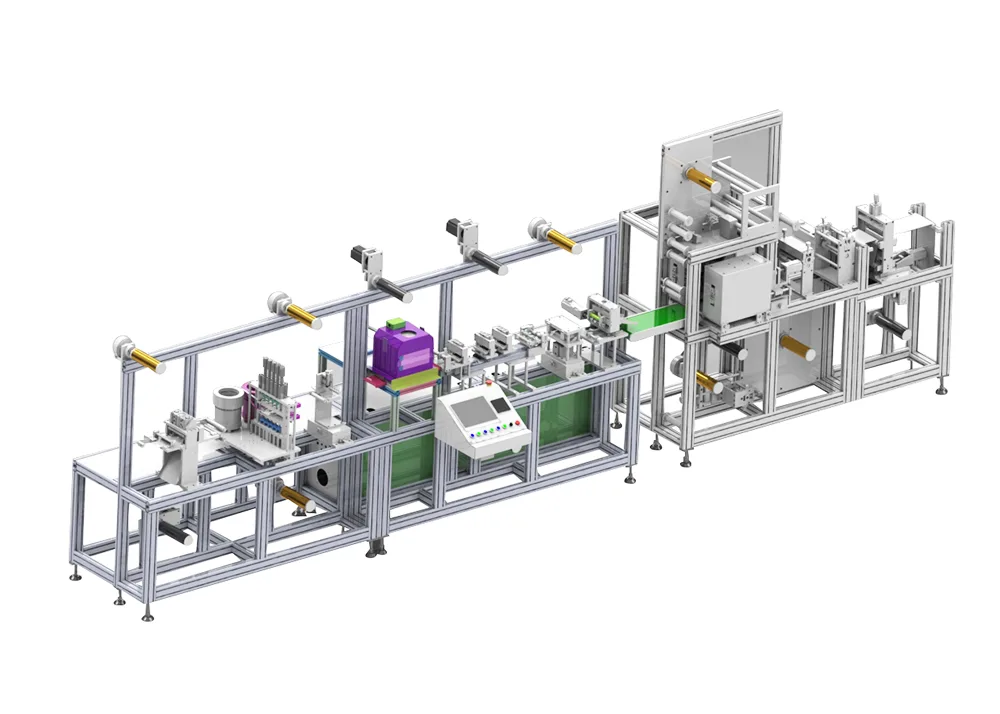 Produktionsmaschine für mehrreihige EKG-Elektroden