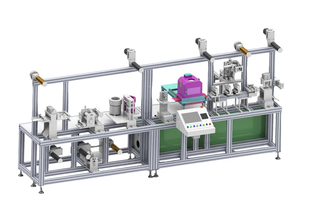 Produktionsmaschine für einreihige EKG-Elektroden